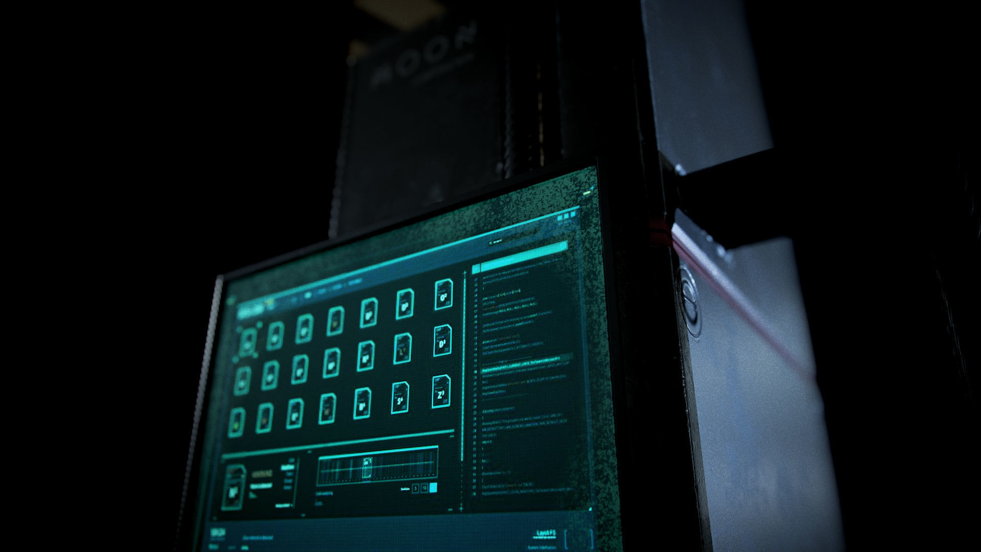 Sci-fi Station PBR Low-poly 3D model_8