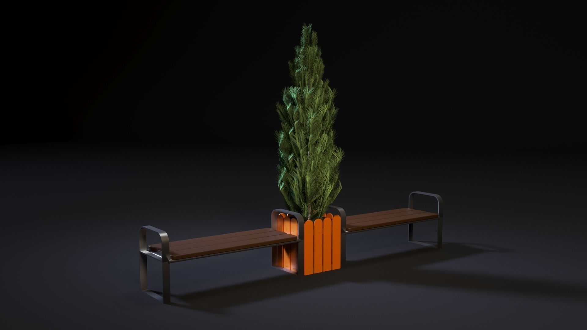 Bench 3D model
