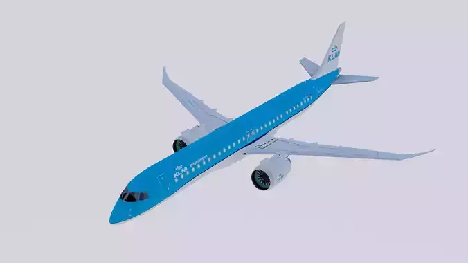 Embraer E-195 E-Jets E2 KLM