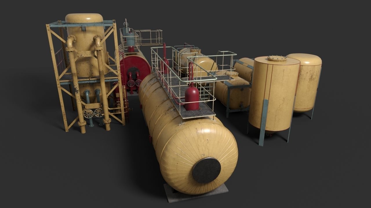 Liquid storage pack 3D model_5