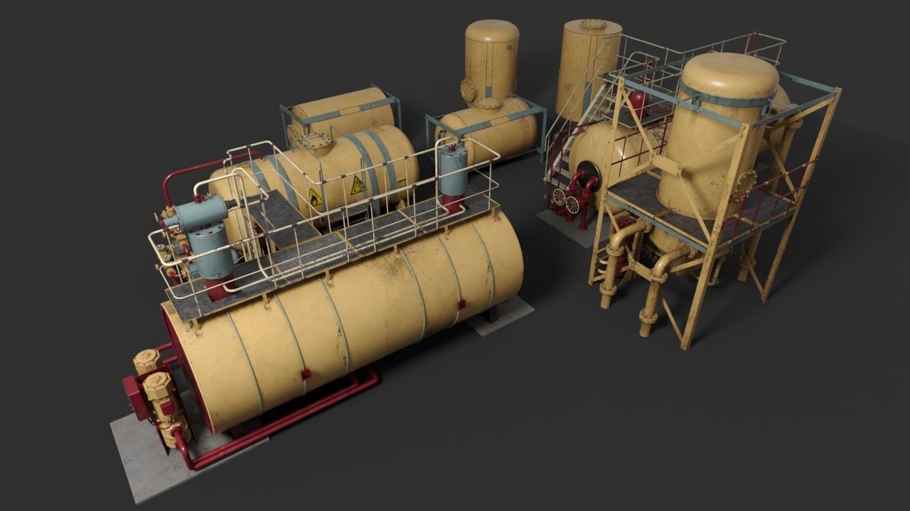 Liquid storage pack 3D model_3