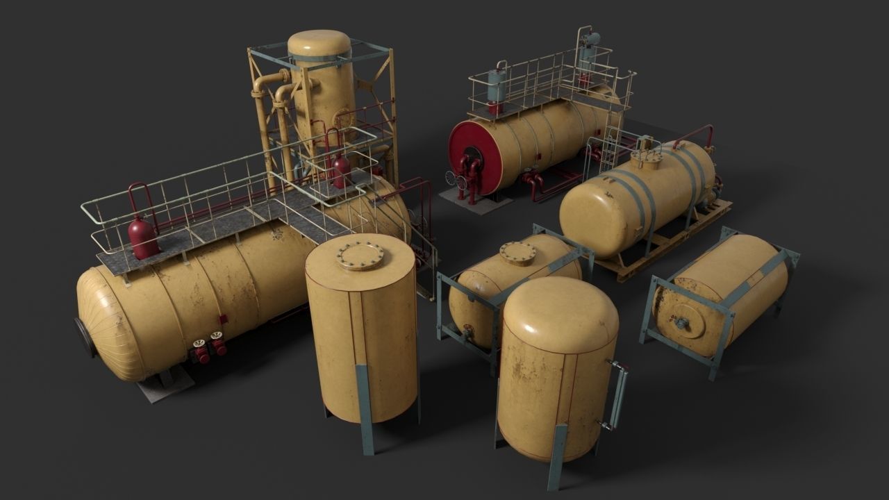 Liquid storage pack 3D model_6
