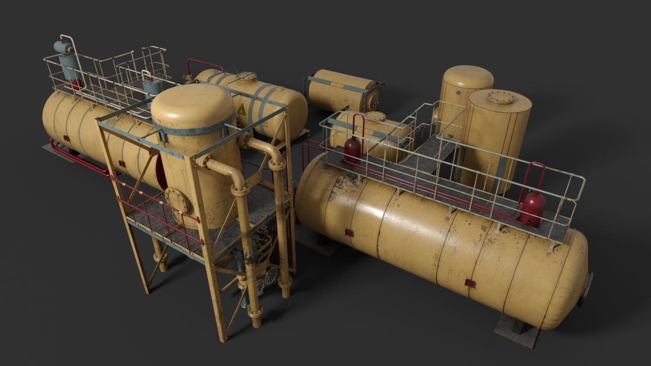 Liquid storage pack 3D model_4