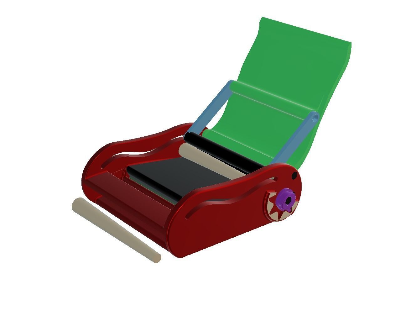 CIGARETTE ROLLING MACHINE 3D print model_1