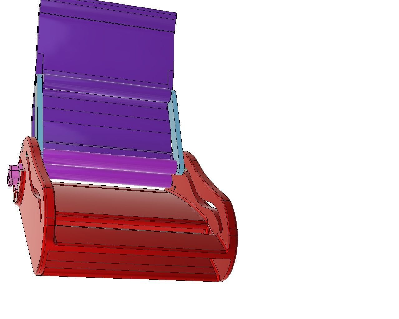 CIGARETTE ROLLING MACHINE 3D print model_42