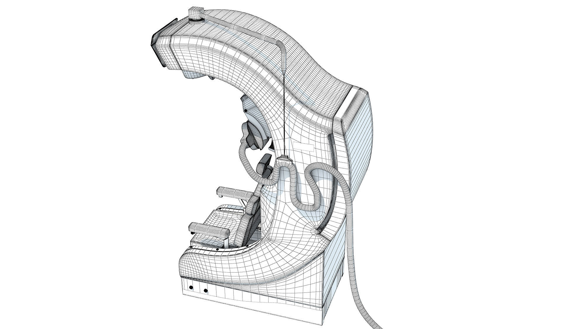 Medical Transcranial Magnetic Stimulator 3D model_13