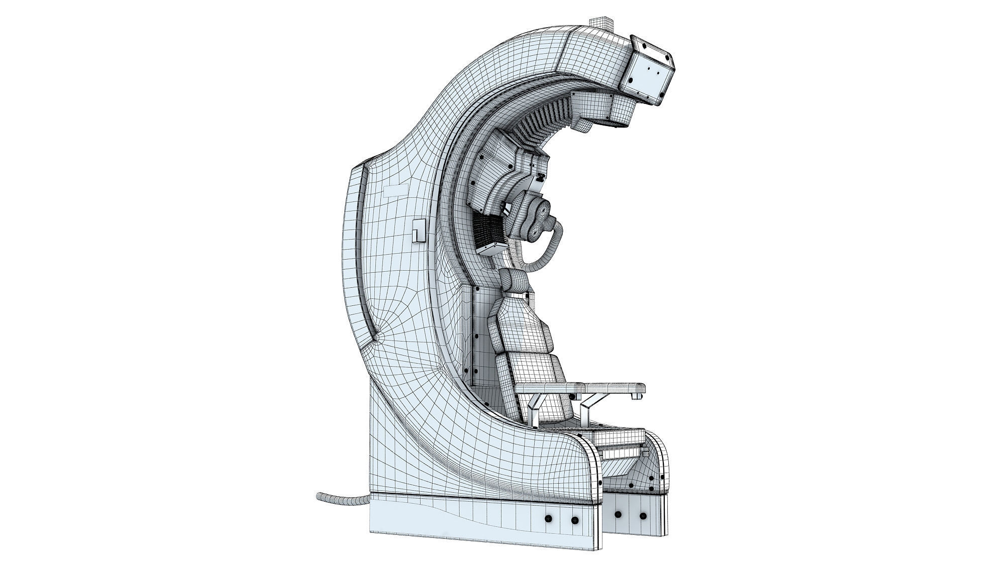 Medical Transcranial Magnetic Stimulator 3D model_15