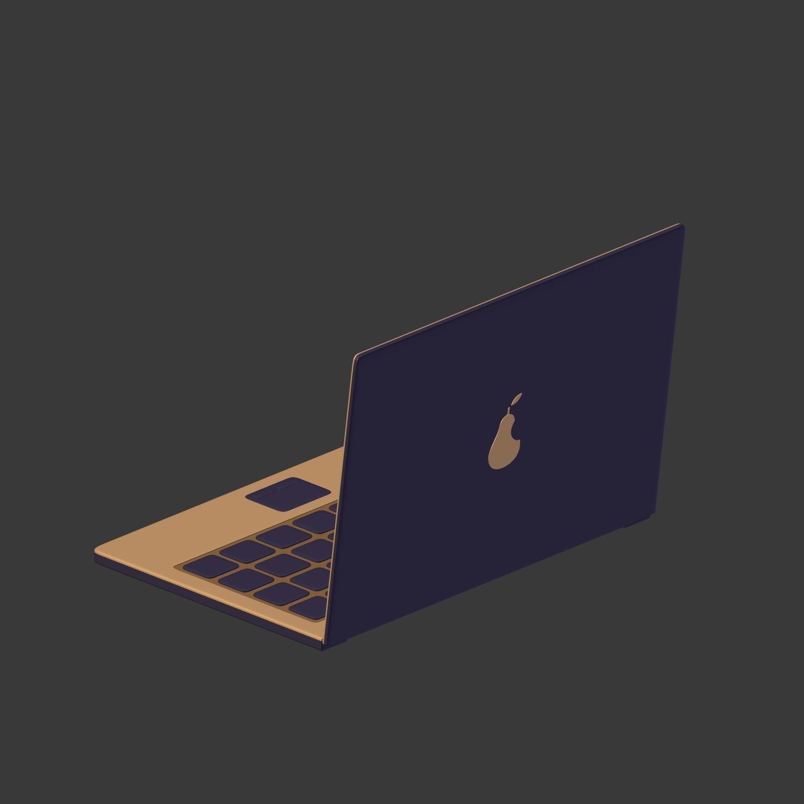 Network Connections Signs Low-poly 3D model_23