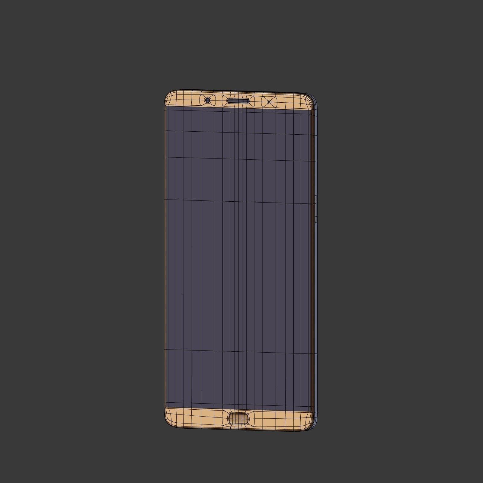 Network Connections Signs Low-poly 3D model_26