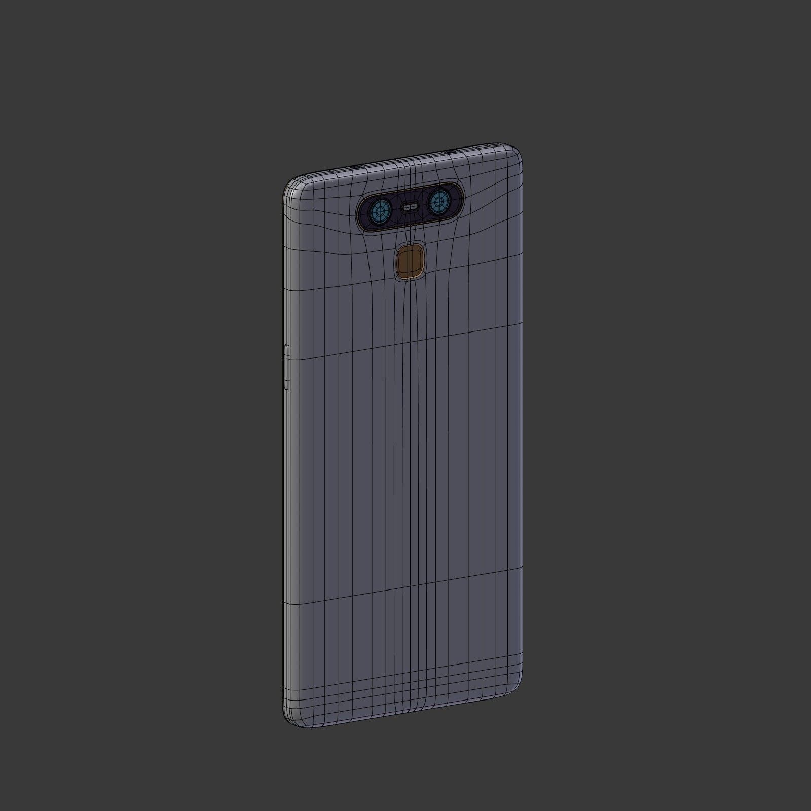 Network Connections Signs Low-poly 3D model_28