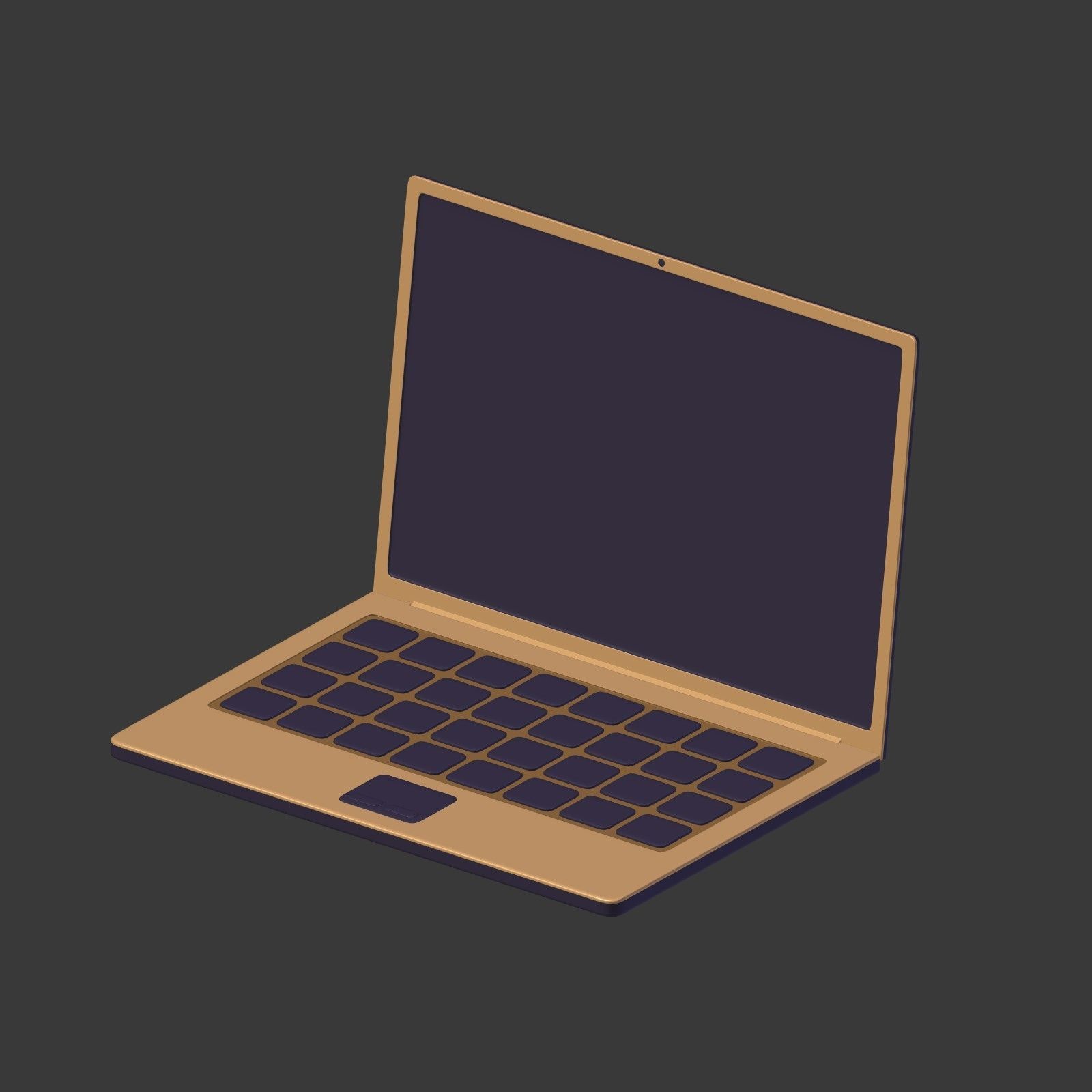 Network Connections Signs Low-poly 3D model_21