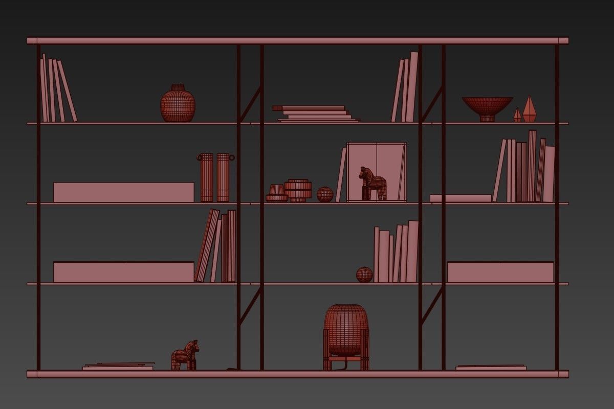 Bost  shelf TREKU 3D model_4