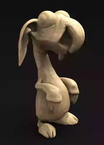 Character Creature rabbit 3D Print