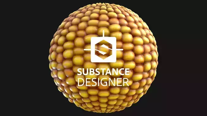 Corn - Procedural Material 3D model