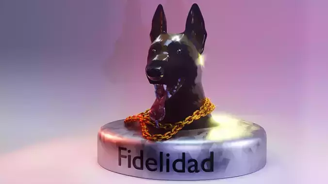 Pastor Belga Malinois sculture 3D print model