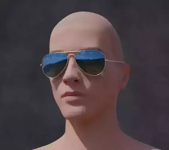 ray ban aviator blue glasses