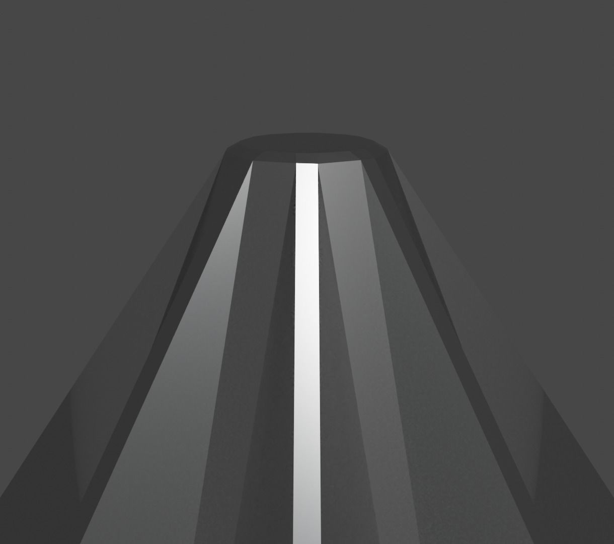 Iron Pyramidal Structure 8 Corners Little Interstices Beveled Low-poly 3D model_11