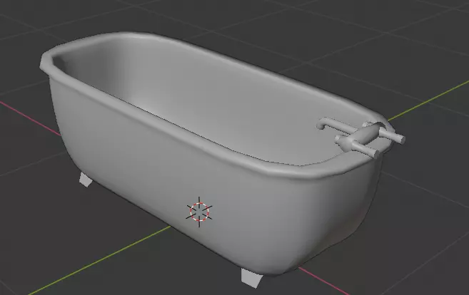 Bathtub Free 3D model_0