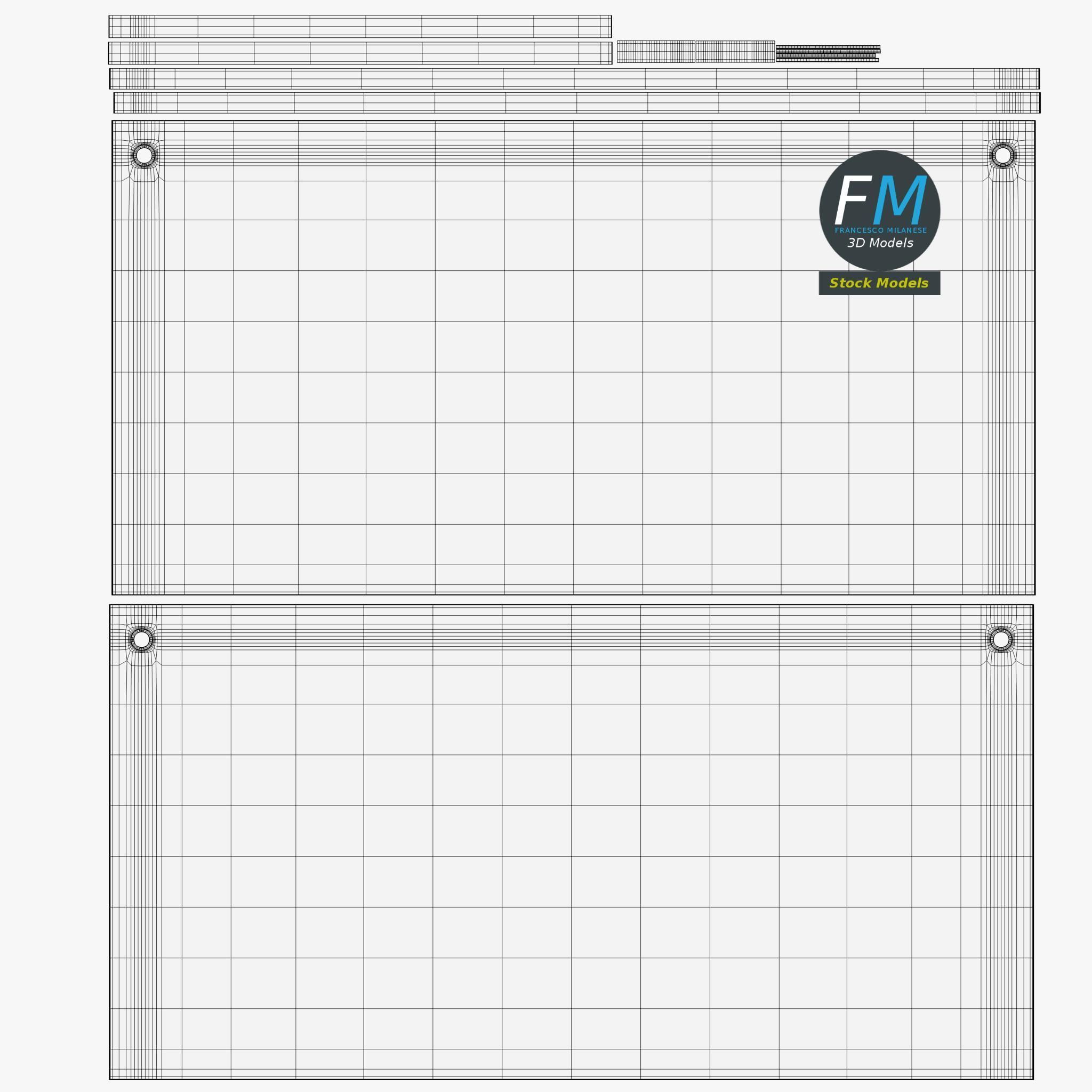 Hanging wooden sign 3D model_11