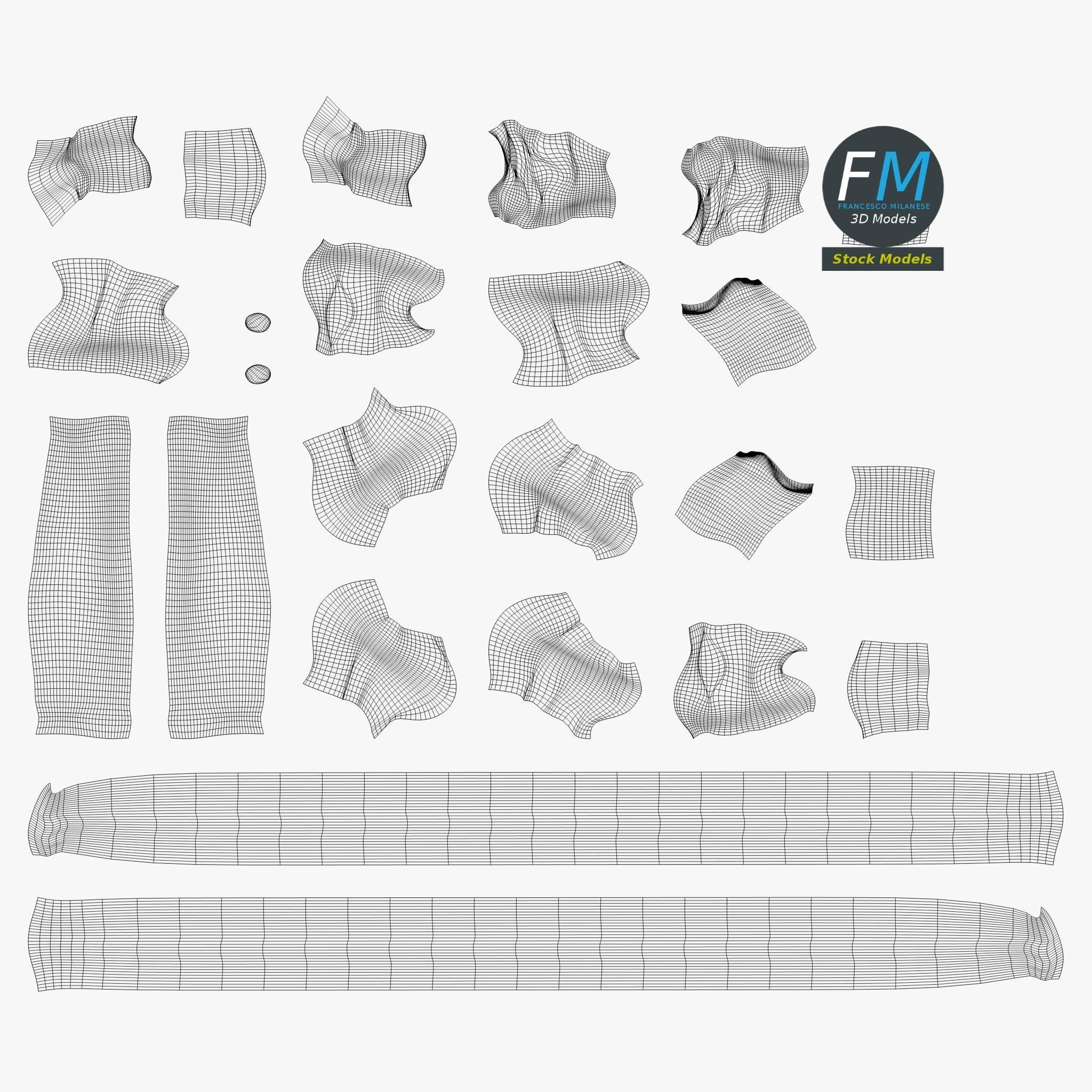 Hanging wooden sign 3D model_12