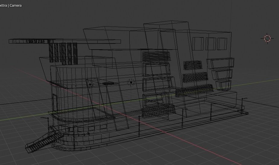 SHOPPING MALL Free low-poly 3D model_3