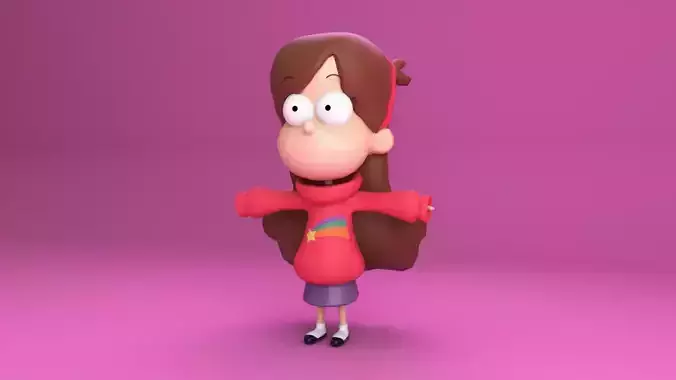 Mabel Pines Gravity Falls 3D model