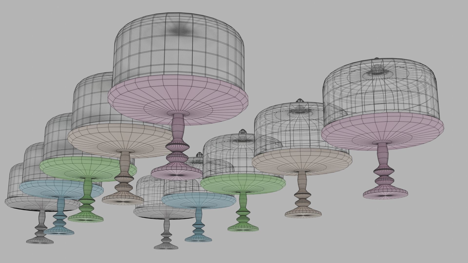 Cake Stand 3D model_7