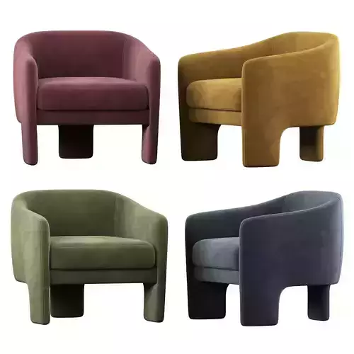 Effie Tripod Chair 3D model