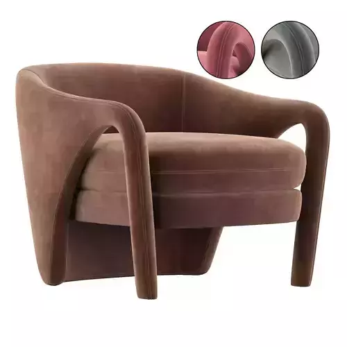 Loro piana velvet chair