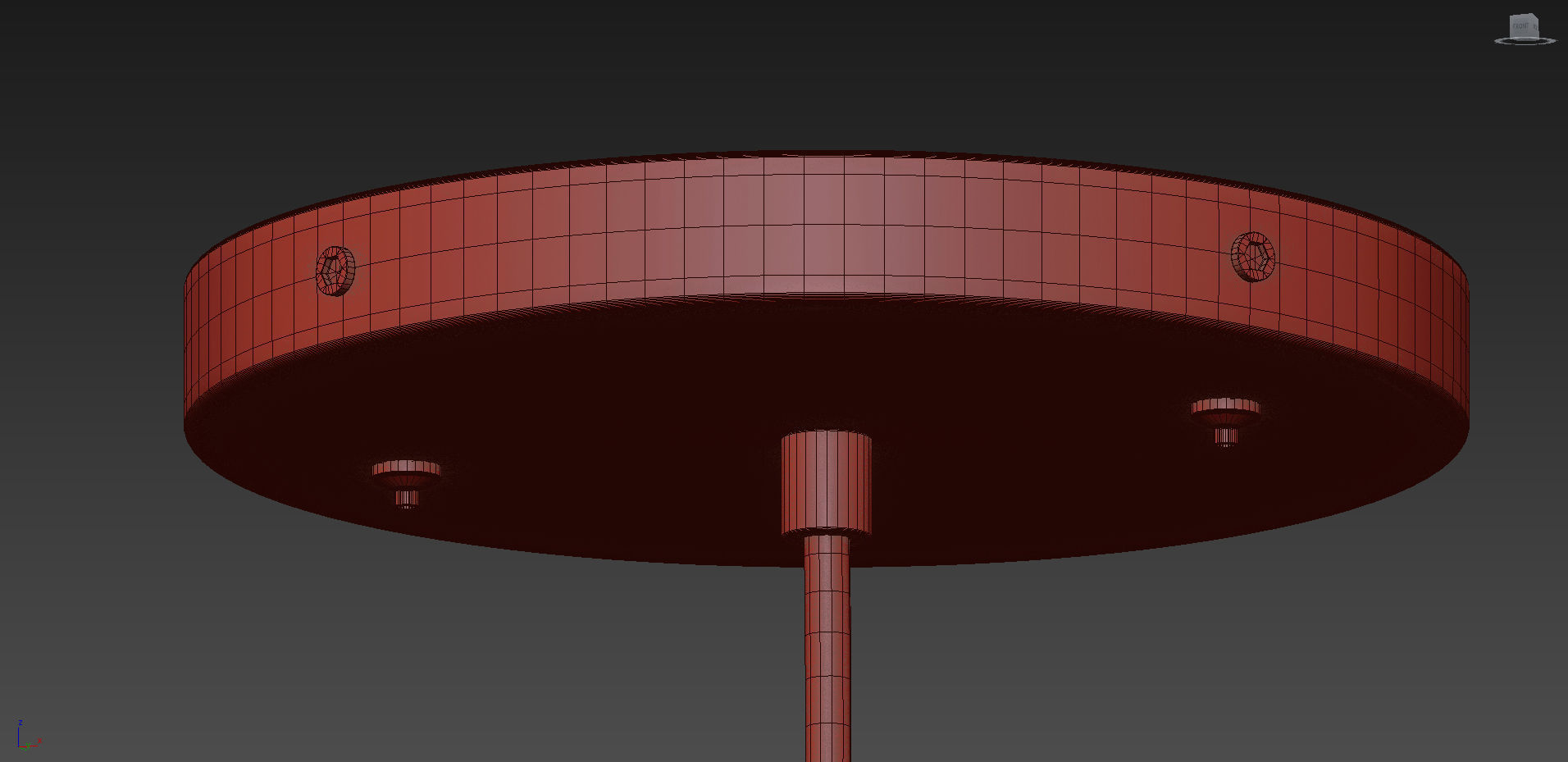 LOUIS GREEN GLASS PENDANT LIGHT from Beaumonde 3D model_3