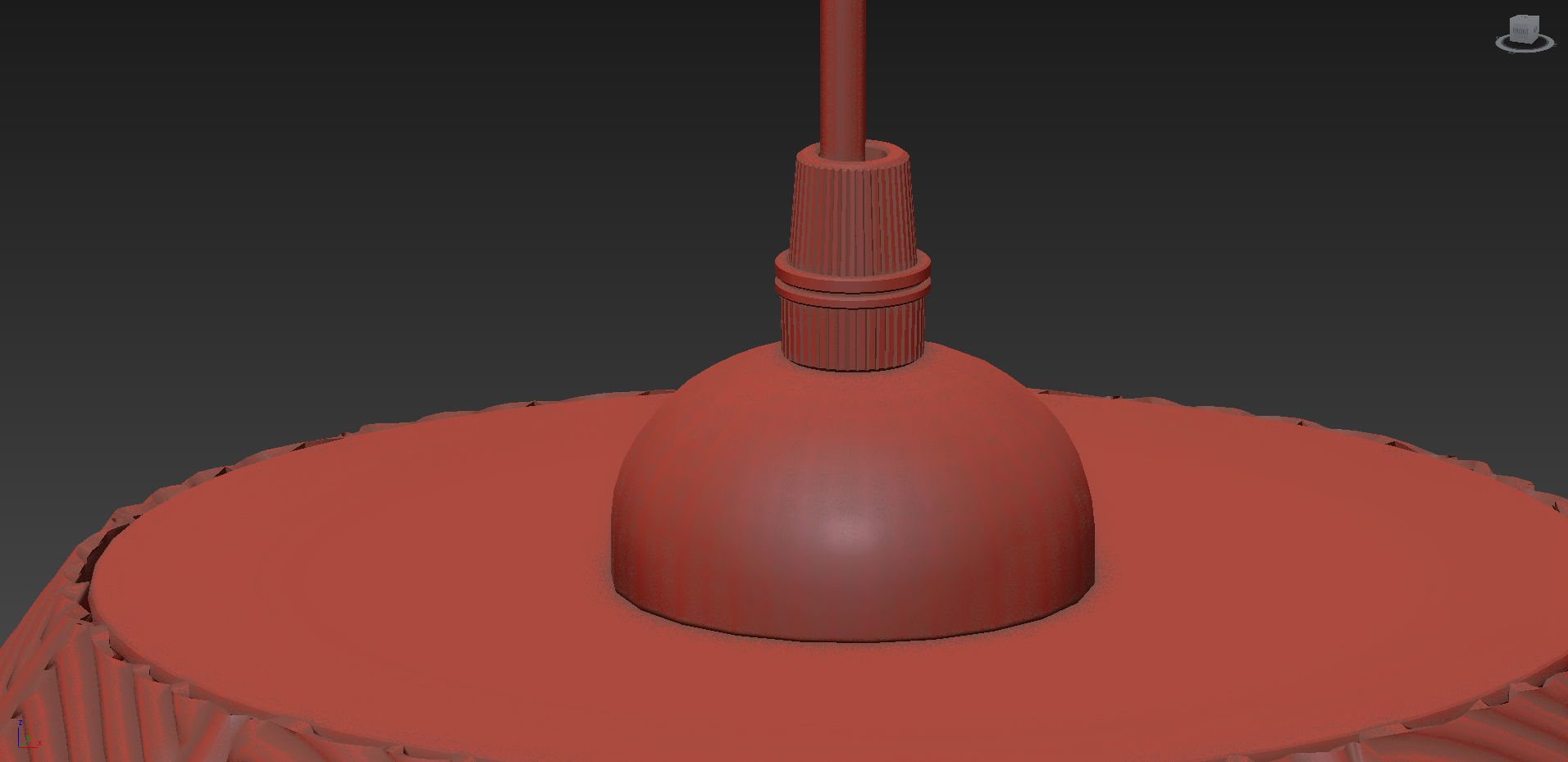 LOUIS GREEN GLASS PENDANT LIGHT from Beaumonde 3D model_4