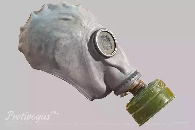 Protivogas GP5 with filter 3D Model Collection