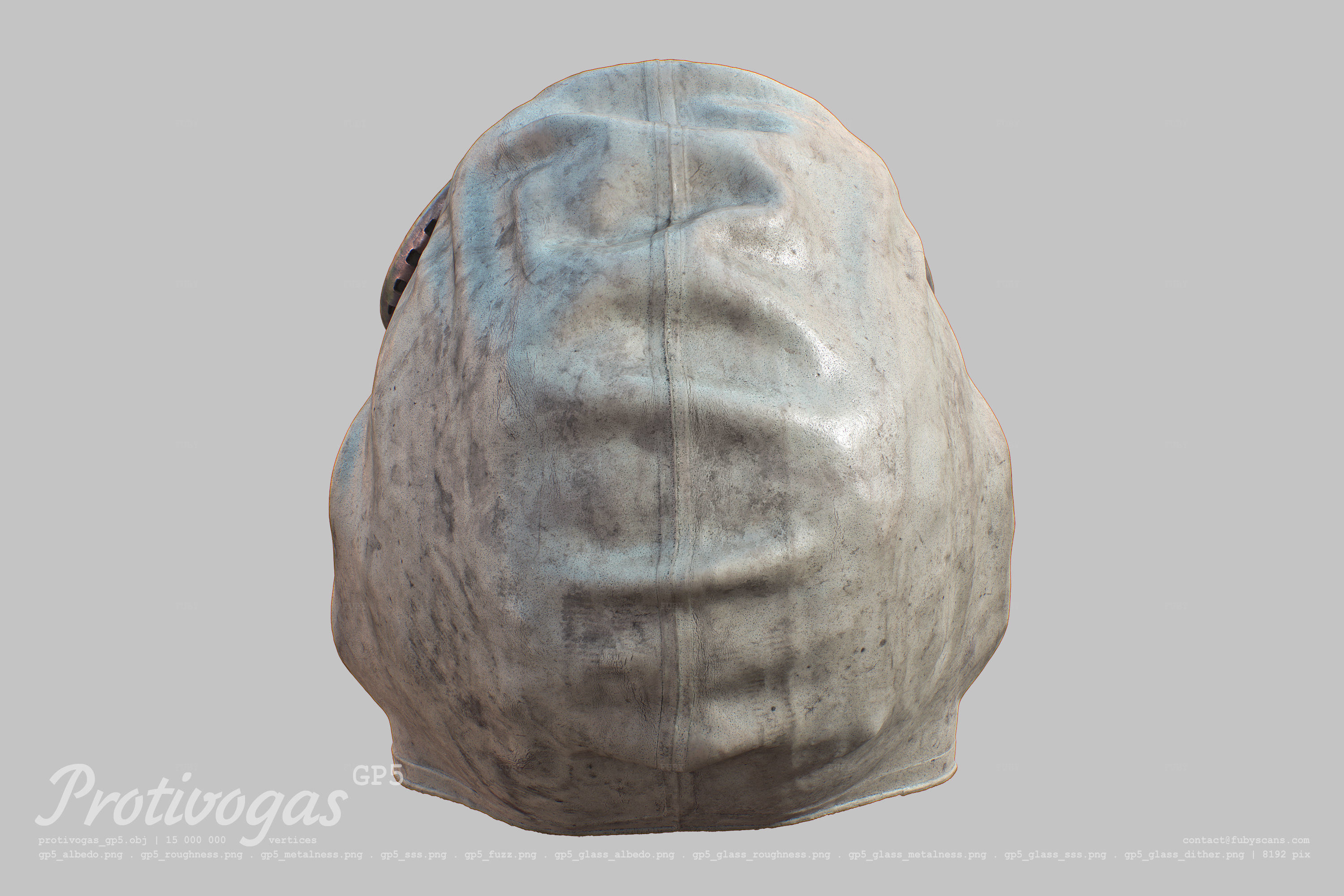Protivogas GP5 with filter 3D Model Collection_14