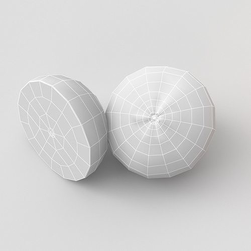 Citrus fruits  3D model 6