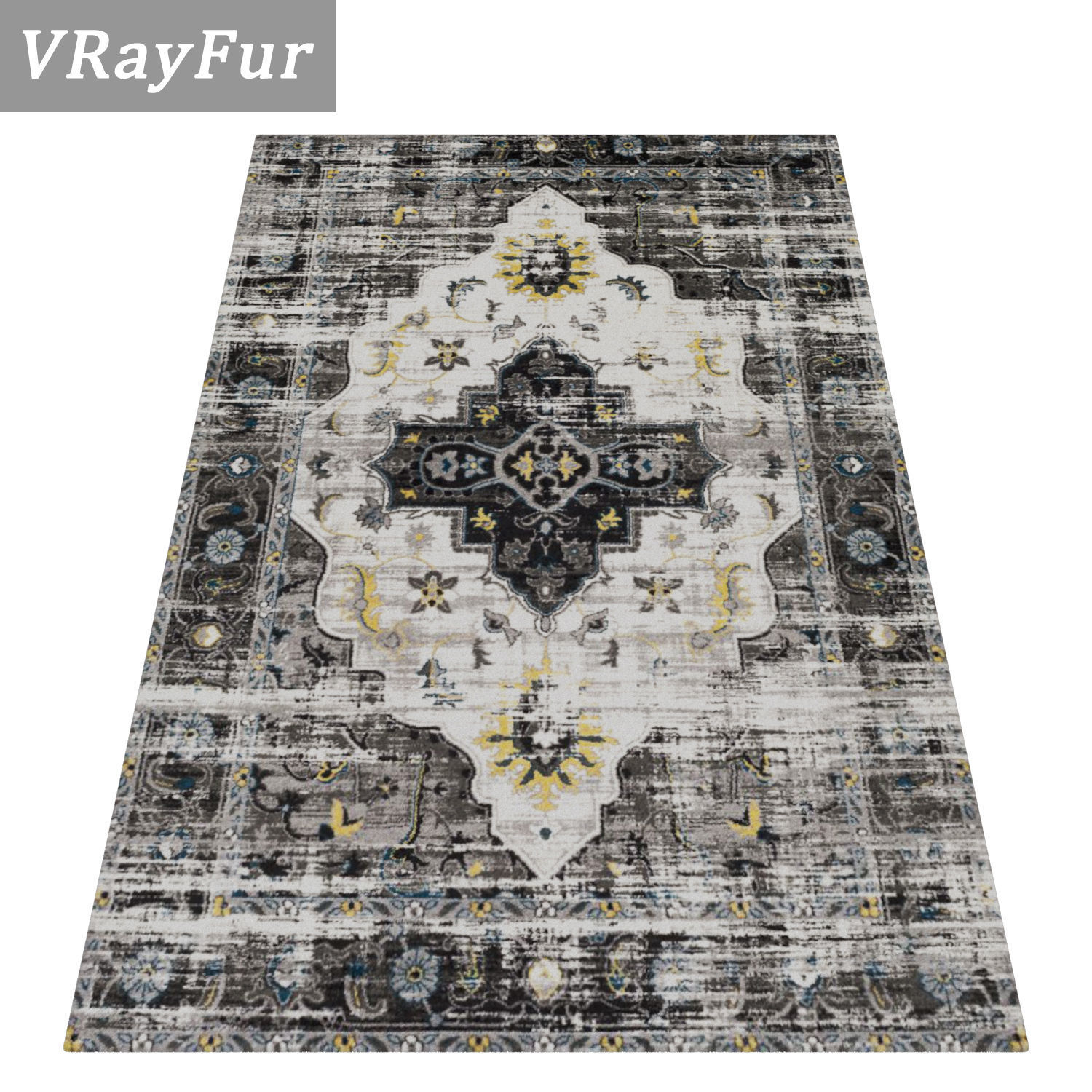 Rug Set 914 3D model_2