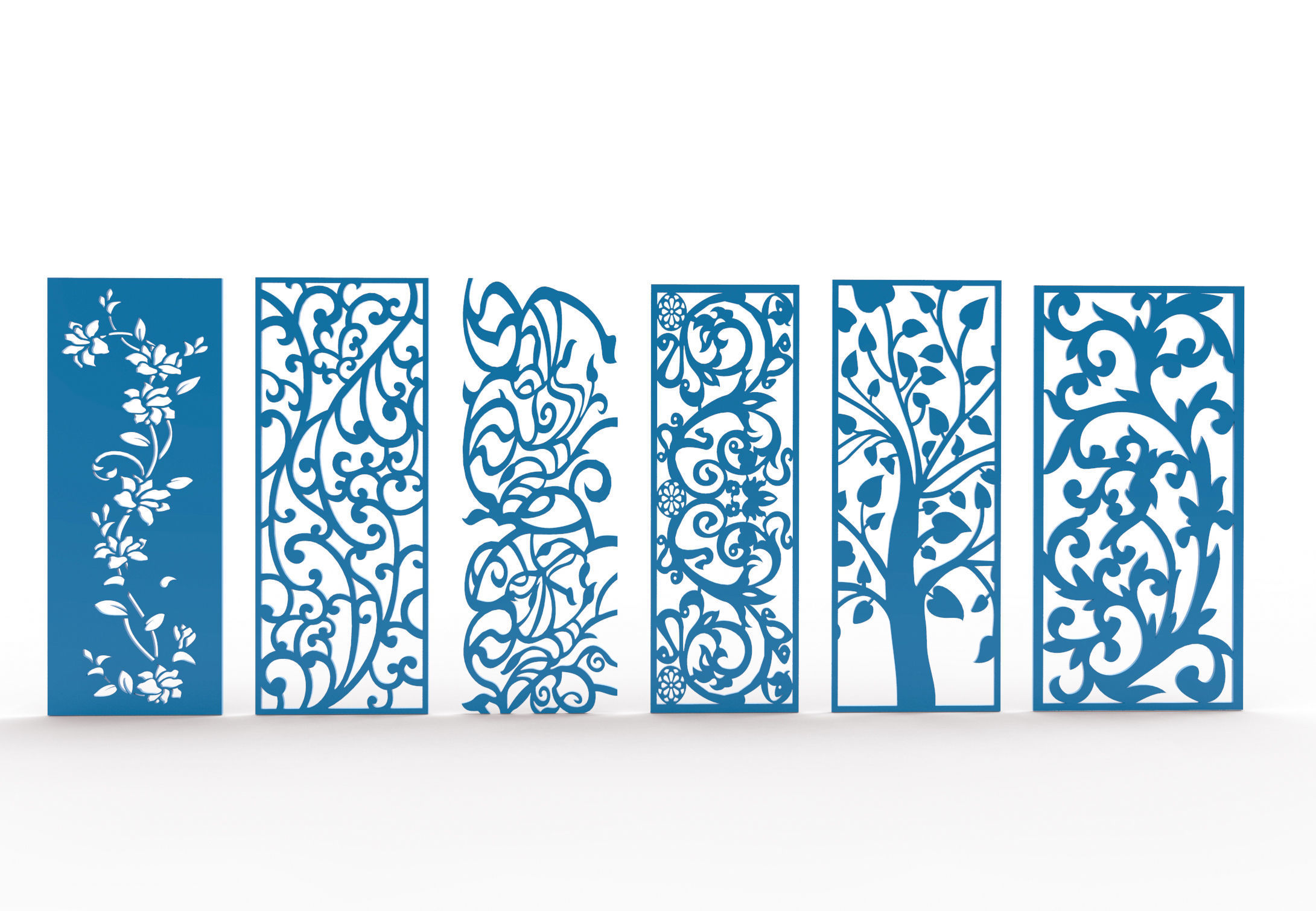 30 3D Decorative wall panels - screen SET 060 3D model_1