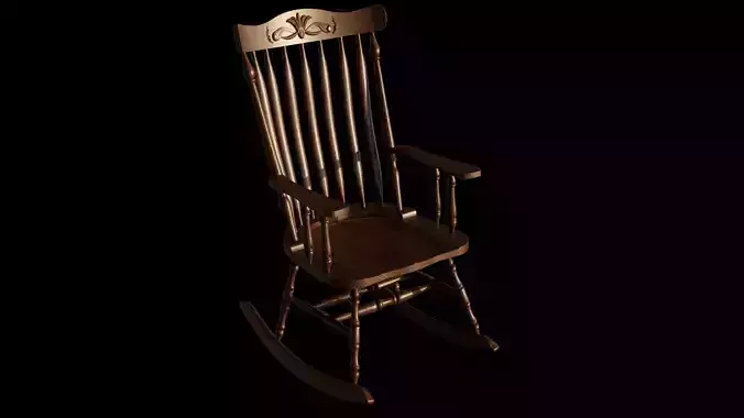 Wooden Rocking Chair