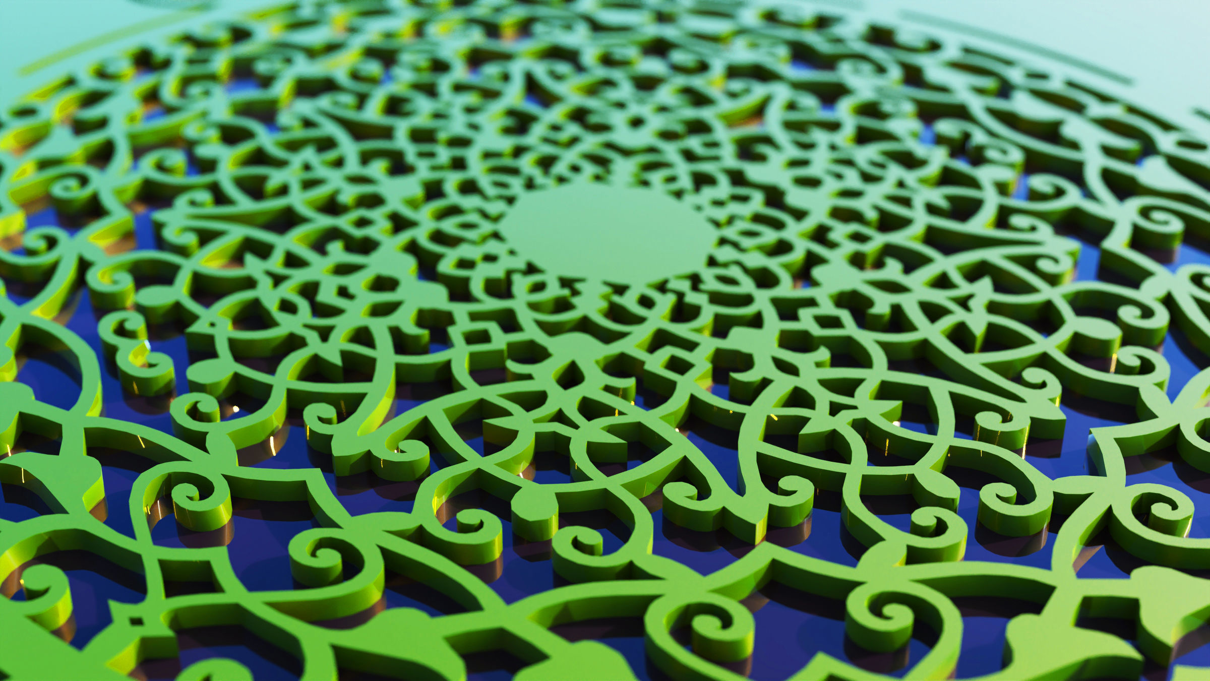 30 3D Decorative wall panels - screen SET 064 3D model_2