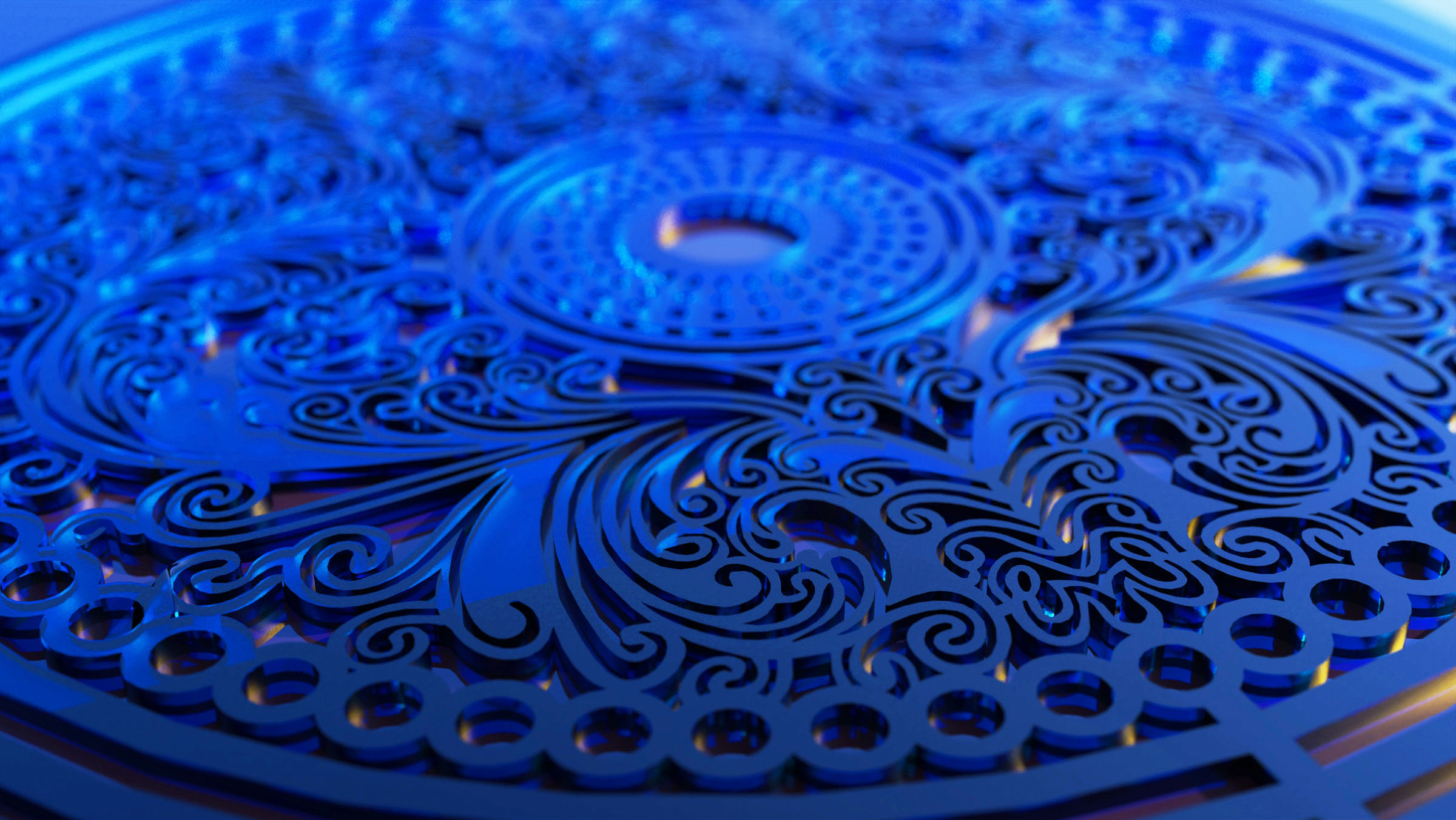 30 3D Decorative wall panels - screen SET 068 3D model_2