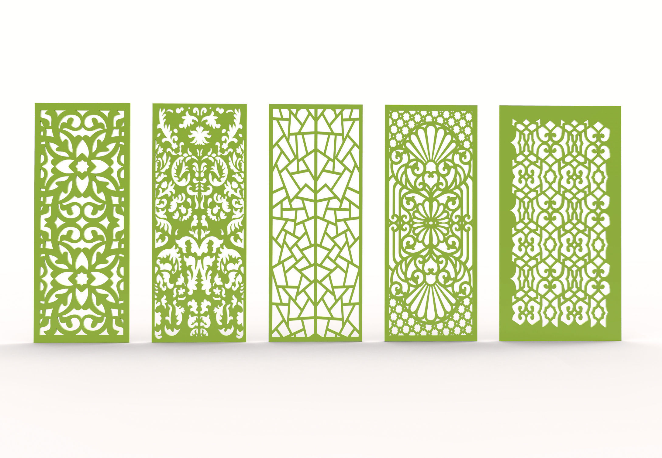 30 3D Decorative wall panels - screen SET 069 3D model_8