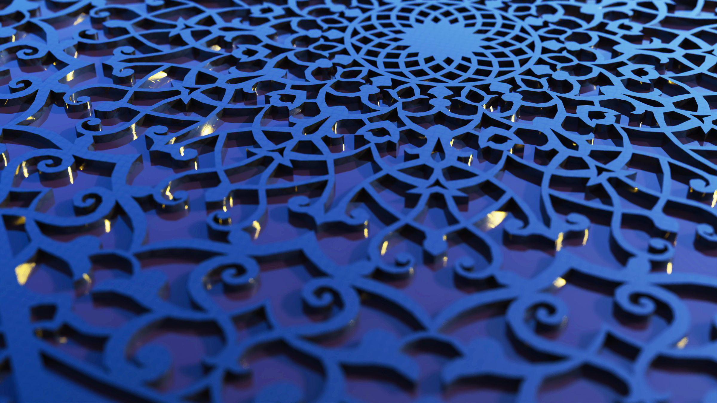 30 3D Decorative wall panels - screen SET 071 3D model_2