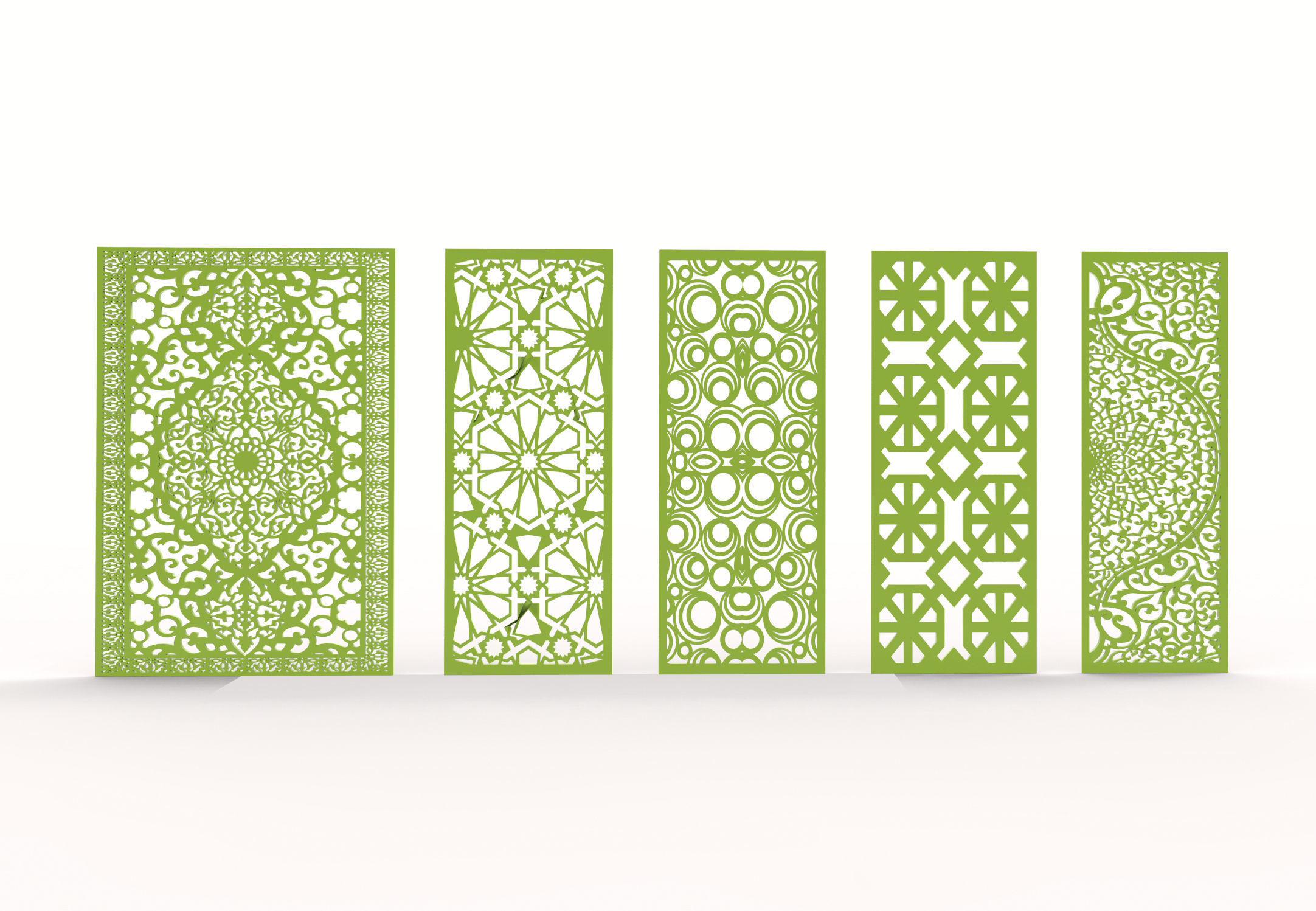 30 3D Decorative wall panels - screen SET 071 3D model_6