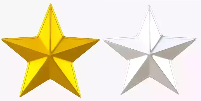 Golden Star And Silver Star