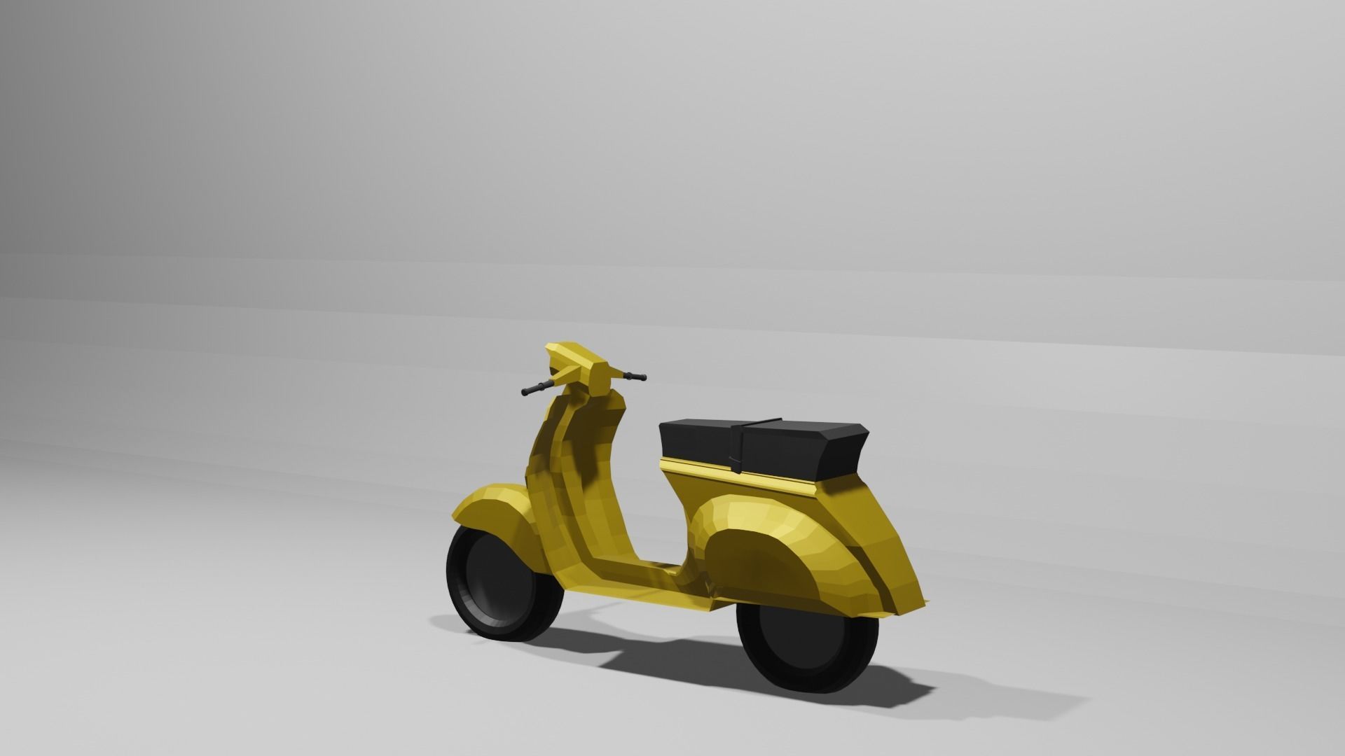  Vespa Scooter low-poly 3D Model Low-poly 3D model 3D model_13