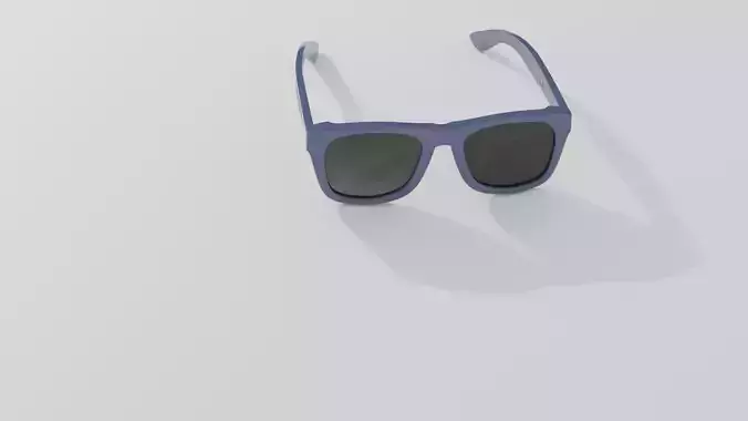 The sunglasses 3d model