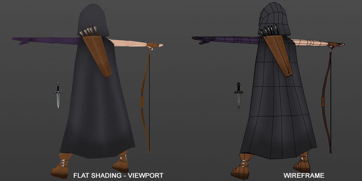 3D Characters Fantasy Low-poly 3D model_8