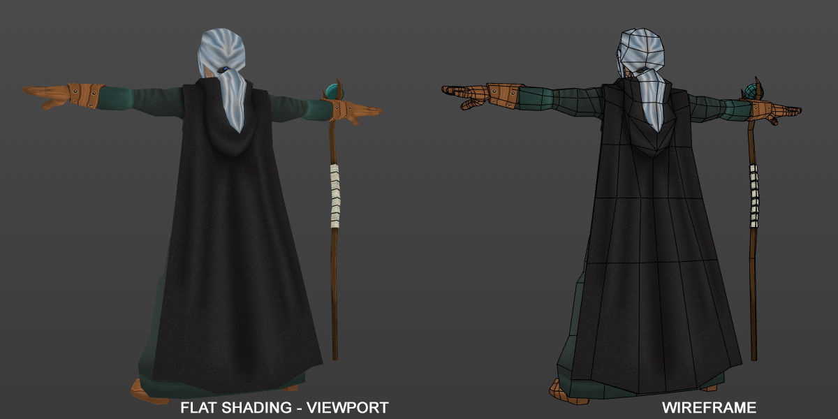 3D Characters Fantasy Low-poly 3D model_10