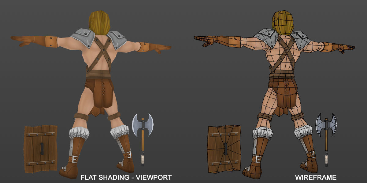 3D Characters Fantasy Low-poly 3D model_2