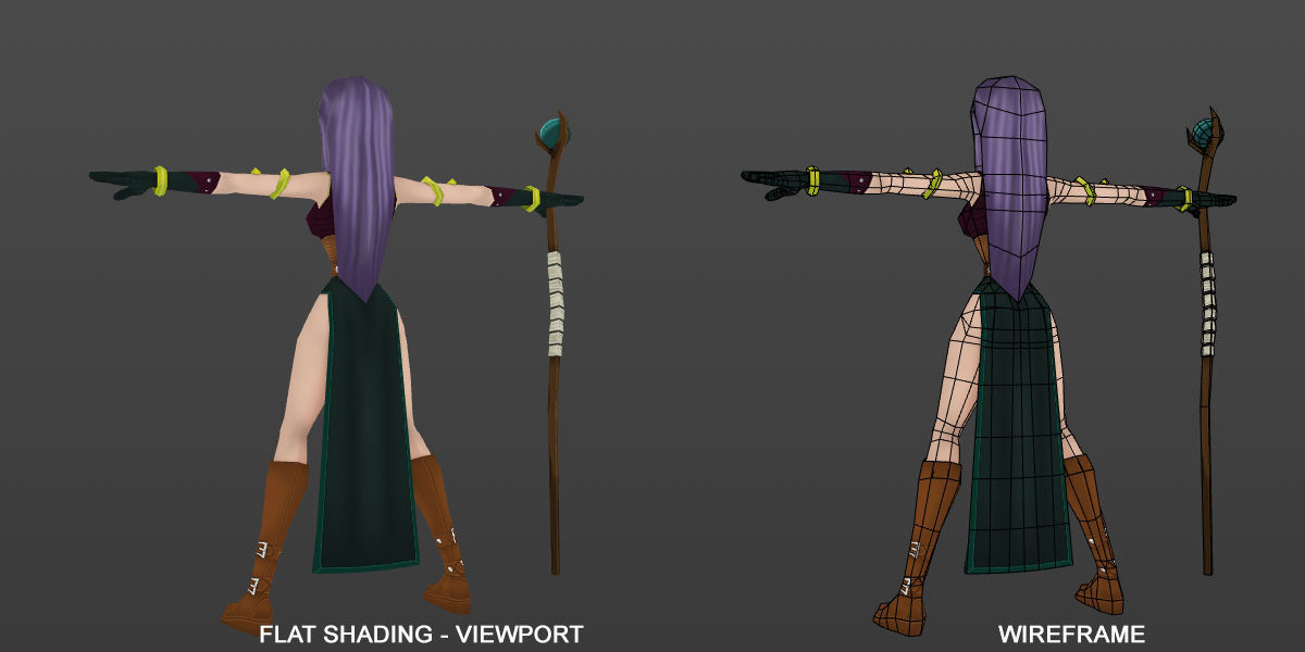 3D Characters Fantasy Low-poly 3D model_12