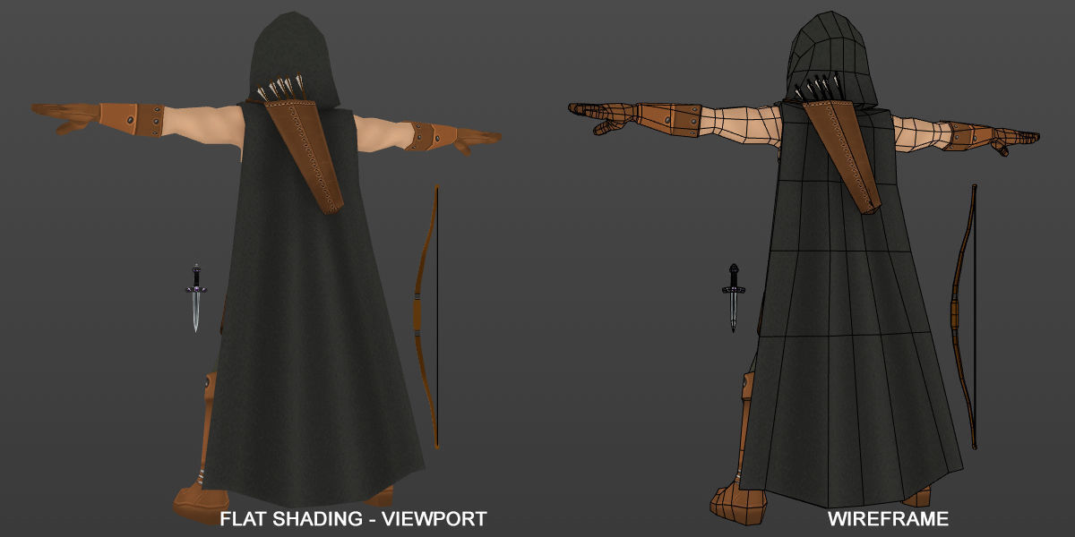 3D Characters Fantasy Low-poly 3D model_6